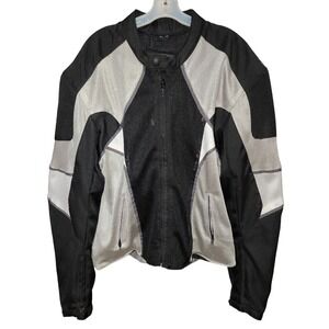Frank Thomas Women's Padded Protection Motocross Mesh Motorcycle Jacket Sz XXXL